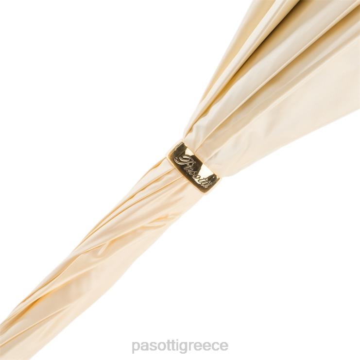 ομπρέλα | PASOTTI 189 52417-11 z5 - κρεμ λευκή ομπρέλα λεοπάρ διπλό ύφασμα 2N6B8424 για άνδρες και γυναίκες